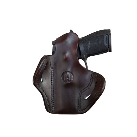 [816161028261] 1791 Gunleather ORBH24SSBRR BH2.4S Optic Ready OWB Size 2.4S Signature Brown Leather Belt Slide Fits FN 509/HK VP9SK Right Hand