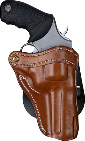 [816161028032] 1791 Gunleather PDHR2CBRR RVH2  OWB Classic Brown Leather Paddle Fits Ruger GP100 Right Hand