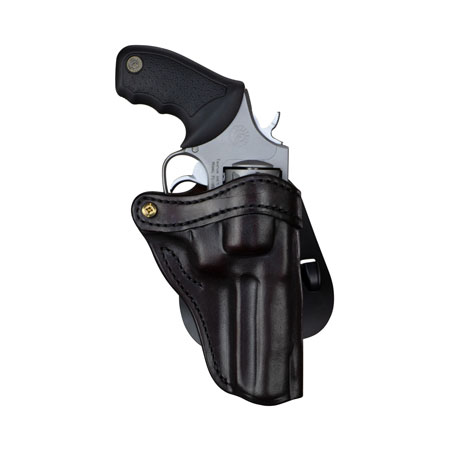 [816161028094] 1791 Gunleather PDHR2SBRR RVH2  OWB Signature Brown Leather Paddle Fits Ruger GP100 Right Hand