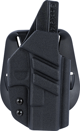 [816161028308] 1791 Gunleather TACPDHOWBGLOCKBLKR Tactical Kydex  OWB Black Kydex Paddle Compatible w/Glock Right Hand