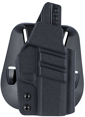 [816161028322] 1791 Gunleather TACPDHOWBP365BLKR Tactical Kydex  OWB Black Kydex Paddle Fits Sig P365 Right Hand