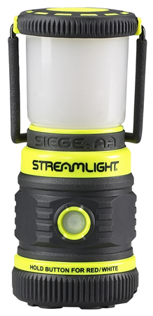 [080926449435] Streamlight 44943 The Siege  50/100/200 Lumens Red/White LED Bulb Black/Yellow