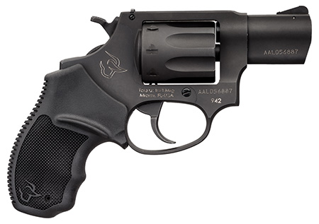 [725327618287] Taurus 2-942021 942  22 LR 8rd 2" Barrel, Overall Matte Black Finish Steel  &  Finger Grooved Black Polymer Grip