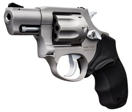 [725327618614] Taurus 2942M029UL 942 Ultra-Lite 22 WMR 8rd 2" Matte Stainless Finish Barrel, Matte Stainless Finish Cylinder, Stainless Anodized Finish Aluminum Frame  &  Finger Grooved Black Polymer Grip