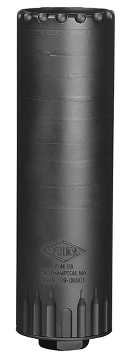 [841812101598] Yankee Hill 215528 R9  9mm Luger 1.562" Black Cerakote 17-4 Stainless Steel 1/2"-28 tpi