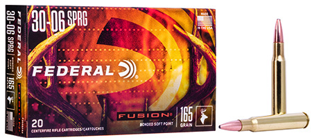 [029465097981] Federal F3006FS2 Fusion  30-06Springfield 165gr Bonded Soft Point 20 Per Box/10 Case