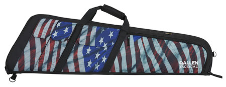 [026509109044] Allen 10904 Victory Wedge 41" Tactical Rifle Case Victory Stars  &  Stripes Endura w/Black Trim