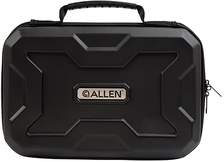 [026509026020] Allen 8212 EXO  Handgun Case Black Polymer, Egg Crate Foam, Lockable Zipper  &  Molded Rubber Handle 12" L
