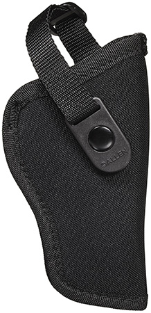 [026509448013] Allen 44801 Cortez  Size 01 OWB Style Black Polyester, Adjustable Strap  &  Belt Loop Mount Type fits 3-4" Barrel Medium Autos Right Hand