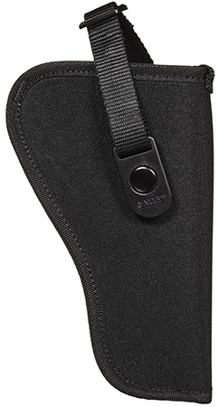 [026509448020] Allen 44802 Cortez  Size 02 OWB Style Black Polyester, Adjustable Strap  &  Belt Loop Mount Type fits 3-4" Barrel Medium-Large DA Revolver Right Hand