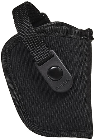 [026509448099] Allen 44809 Cortez  OWB, Size 09 Black Polyester, Fits Small Frame 5rd Revolver w/Hammer Spur, Belt Loop Mount Right Hand