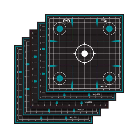 [026509046806] Girls With Guns 15280 Splash  Self-Adhesive Paper Black/Teal 12"x12" Grid 5 Pack