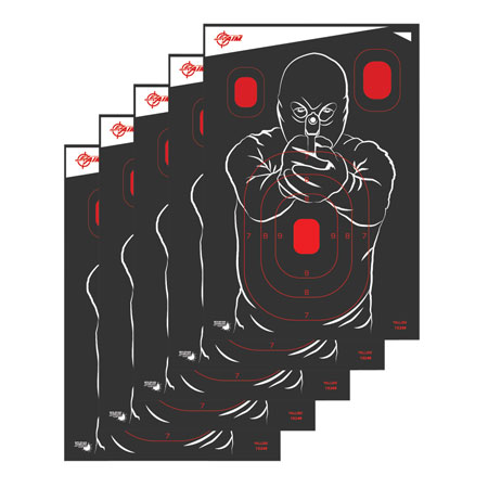 [026509046721] EZ-Aim 15249 Splash Reactive  Bad Guy Non-Adhesive 5 Pack