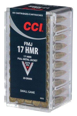 [076683000552] CCI 0055 Gamepoint Rimfire 17HMR 20gr Full Metal Jacket 50 Per Box/40 Case