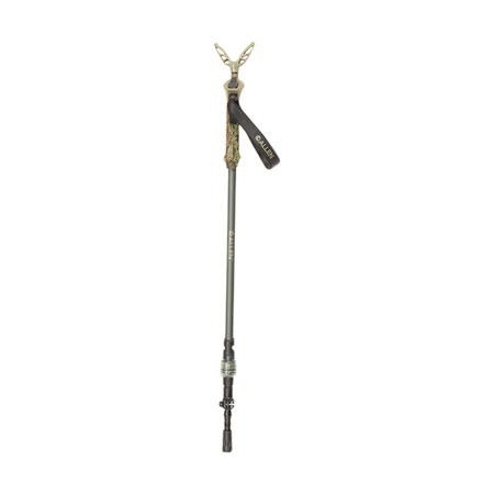 [026509043690] Allen 21447 Axial EZ-Stik Shooting Stick Monopod made of Matte Beetle Green Aluminum with Rubber Foot, Push Button Auto Slide Action, Post Attachment System  &  29-61" Vertical Adjustment