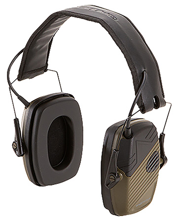 [026509045236] Allen 2256 Shotwave Lo-Profile Muff Polymer 23 dB Black/Green Adult