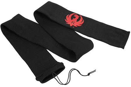 [026509134015] Ruger 13401 Gun Sock  52" Rifle Or Shotgun, Black Knit With Ruger Logo