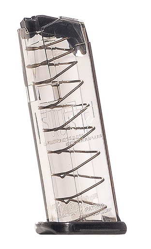[854094005898] ETS Group GLK43X Pistol Mags  10rd 9mm Luger Compatible w/ Glock 43X/48 Clear Polymer