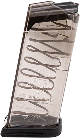 [854094005362] ETS Group GLK27 Pistol Mags  9rd 40 S&W Compatible w/ Glock 27 Clear Polymer