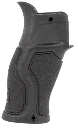 [7290111586163] FAB Defense FXGRADUSB Gradus Ergonomic AR Style Black Polymer w/Rubber Overmold, Fits AR/AK