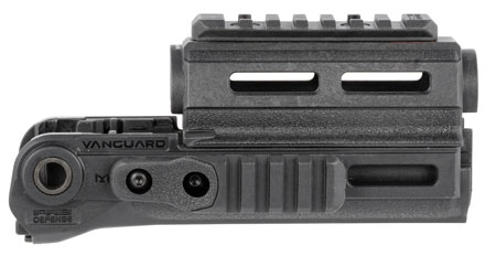 [7290111585937] FAB Defense FXVANAKB Vanguard Handguard for AK-47/ AK-74/ AKM M-LOK Rail System 6.41" OAL Black Polymer
