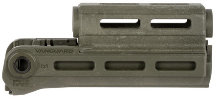 [7290111585944] FAB Defense FXVANAKG Vanguard Handguard for AK-47/ AK-74/ AKM M-Lok Rail System 6.41" OAL OD Green Polymer