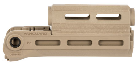 [7290111585951] FAB Defense FXVANAKT Vanguard Handguard for AK-47/ AK-74/ AKM M-Lok Rail System 6.41" OAL Flat Dark Earth Polymer