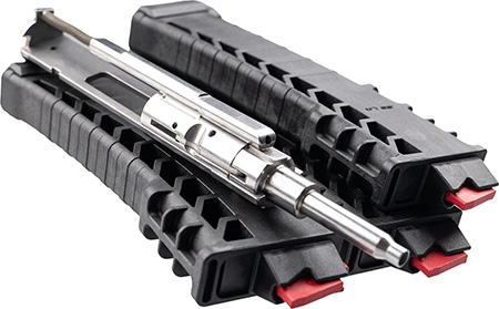 [815835017143] CMMG 22BA6AE Bravo  Compatible w/ 5.56/ .223 AR Platform Rifles 22 LR 10rd Includes 3 Magazines