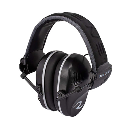 [674326294230] Radians R3200ECS R-3200 Dual Mic Electronic Muff 23 dB Over the Head Black/Gray Adult 1 Pair
