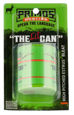 [010135007317] Primos 731 The Lil' Can  Call Attracts Deer Green Plastic
