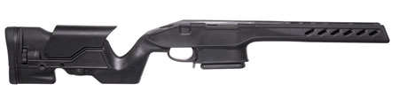 [708279014420] Archangel AA700SA Precision Elite Stock  Black Synthetic Fixed with Adjustable Cheek Riser for Remington 700 Short Action Includes Mag