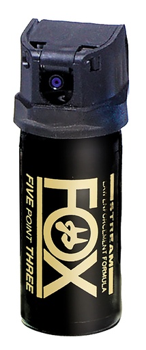 [817444010058] Fox Labs 152FTMDB Legacy Five Point Three 15 1/2 Second Bursts  Cone Spray Range 152 ft 1.50 oz Black Spray Features Invisible UV Dye