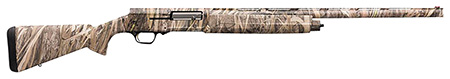 [023614742739] Browning 0118992005 A5  12 Gauge 26" Barrel 3.5" 4+1 Full Coverage Mossy Oak Shadow Grass Habitat, Textured Synthetic Stock With Closed Radius Pistol Grip