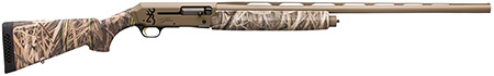 [023614743255] Browning 011428205 Silver Field 12 Gauge 3.5" 4+1 26" Barrel, Flat Dark Earth Cerakote Metal Finish, Mossy Oak Shadow Grass Habitat Synthetic Stock