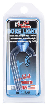 [709779902828] Pro-Shot BLCLEAR UV Bore Light  .22 Cal  &  Up Handgun/Rifle Fiber Optic Illuminator Lightening Blue