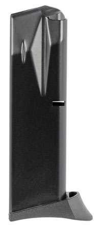 [765595510081] Mec-Gar MGPBC15AFC Standard  15rd Detachable w/Finger Rest 9mm Luger Fits Beretta 92 Compact Blued w/Anti-Friction Coating Carbon Steel