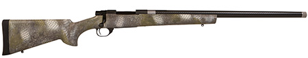 [682146399486] Howa HGCF65CKTS M1500 Hogue 6.5 Creedmoor 5+1 24" Black Carbon Fiber Steel Barrel, Black Steel Receiver, Kratos Camo Hogue OverMolded Synthetic Stock
