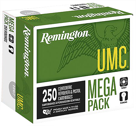 [047700364209] Remington Ammunition 23777 UMC Mega Pack 9mmLuger 115gr Full Metal Jacket 250 Per Box/4 Case