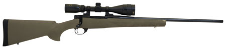 [682146398601] Howa HGP265PRCG M1500 Gamepro Gen2 6.5 PRC 3+1 24" Threaded Barrel, Blued Metal Finish, Green Fixed Hogue Pillar-Bedded Overmolded Stock, Includes GamePro 4-12x40mm Scope
