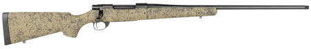 [682146399288] Howa HHS43533 M1500 HS Precision 300 PRC 3+1 24" Threaded Barrel, Black Steel Receiver, Green w/Black Webbing HS Precision Synthetic Stock