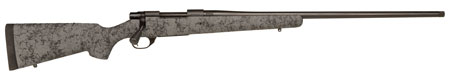 [682146399301] Howa HHS45531 M1500 HS Precision 6.5 PRC 3+1 24" Threaded Barrel, Black Steel Receiver, Gray w/Black Webbing HS Precision Synthetic Stock