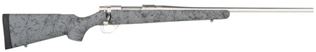 [682146399974] Howa HHS62511 M1500 HS Precision 6.5 Creedmoor 5+1 22", Stainless Steel Metal Finish  &  Gray Black Webbed Fixed HS Precision Stock