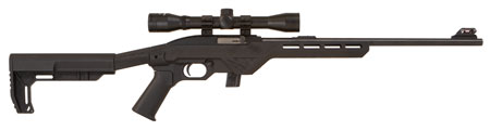 [682146830736] Citadel CIT22LRBMM Trakr  Full Size 22 LR 10+1 18" Blued Steel Barrel, Black Steel Receiver, Black Synthetic Stock, Nikko Stirling Mountmaster