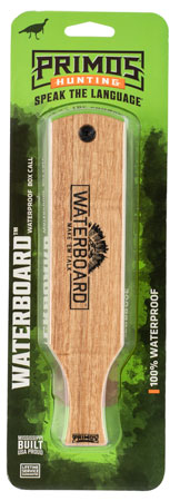 [010135002572] Primos PS257 Waterboard  Box Call Turkey Hen Sounds Attracts Turkeys Natural Mahogany
