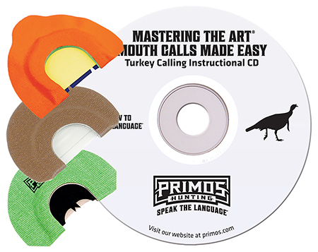 [010135012434] Primos PS1243 Mastering the Art Call Pack Diaphragm Call Attracts Turkeys Multi Color Blister Pack