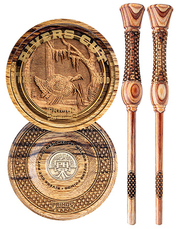 [010135029210] Primos PS2921 Rivers Cut  Friction Call Turkey Sounds Brown Hardwood