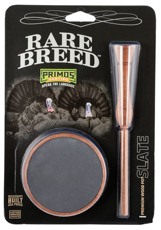 [010135029043] Primos PS2904 Rare Breed  Friction Call Attracts Turkeys Natural Wood/Slate