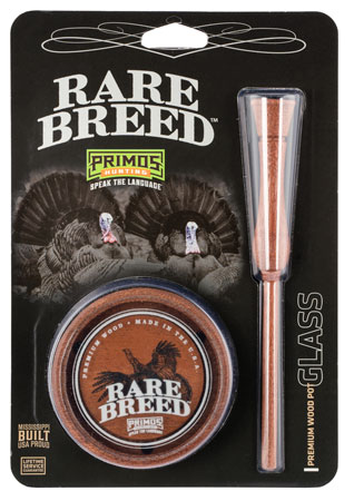 [010135029036] Primos PS2903 Rare Breed  Friction Call Attracts Turkeys Natural Glass/Wood