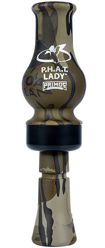[010135002916] Primos PS892 Phat Lady  Open Call Single Reed Turkey Sounds Attracts Ducks Mossy Oak Original BottomLand Plastic
