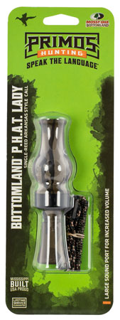 [010135002916] Primos PS892 Phat Lady  Open Call Single Reed Turkey Sounds Attracts Ducks Mossy Oak Original BottomLand Plastic
